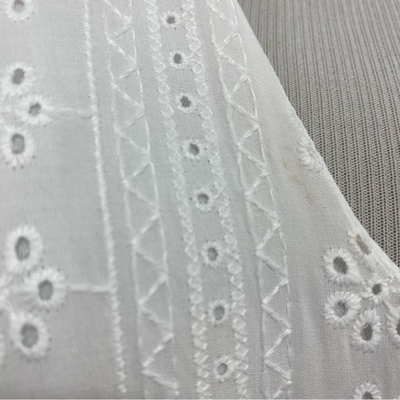 Nurture Westbound Size 2X White V-Neck Tiered Maxi Dress Short Sleeve Drawstring - Picture 8 of 14